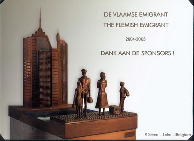 The Flemish Emigrant Statue presented to the Delhi Belgian Club