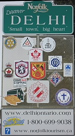 Delhi Ontario Entrance Sign